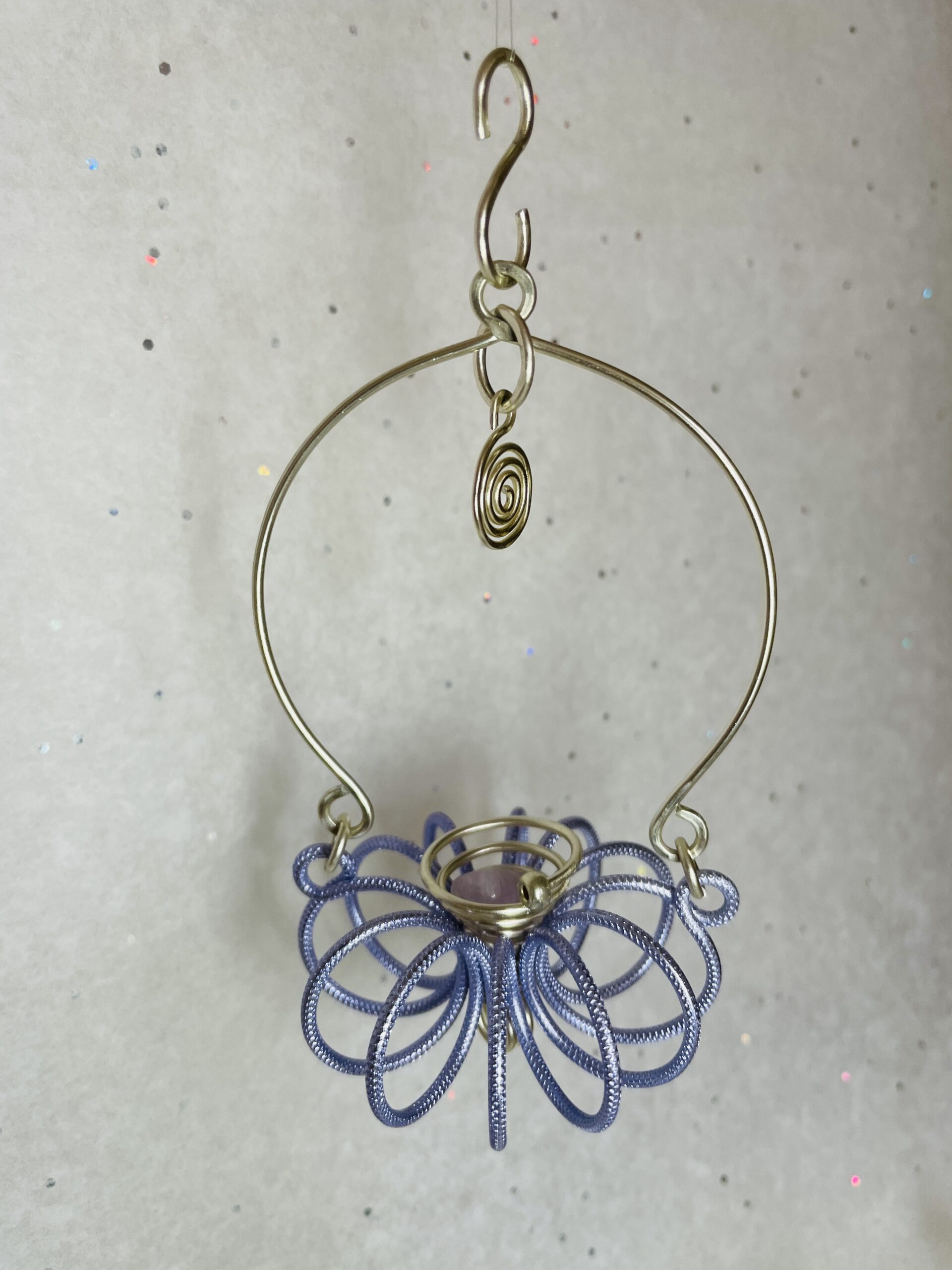 Edelsteenhouder (Hangend, Paars)